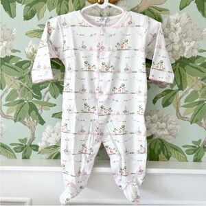 Kissy Kissy Girls' Noah's Ark Print Footie